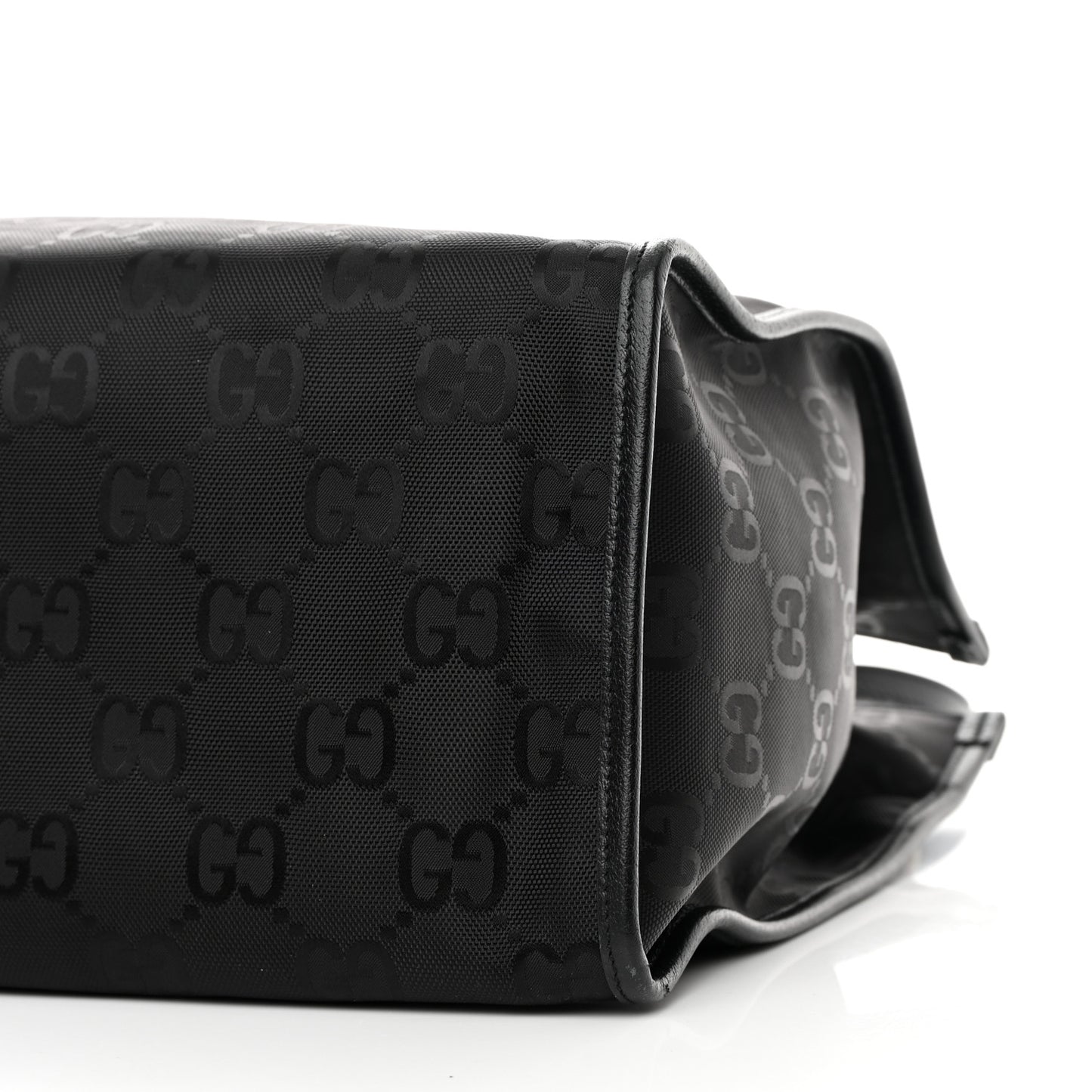 Econyl Nylon Monogram Large Off The Grid Tote Bag Black