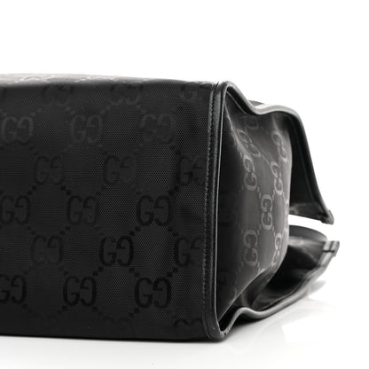Gucci Econyl Nylon Monogram Large Off The Grid Tote Bag Black 10 of 12