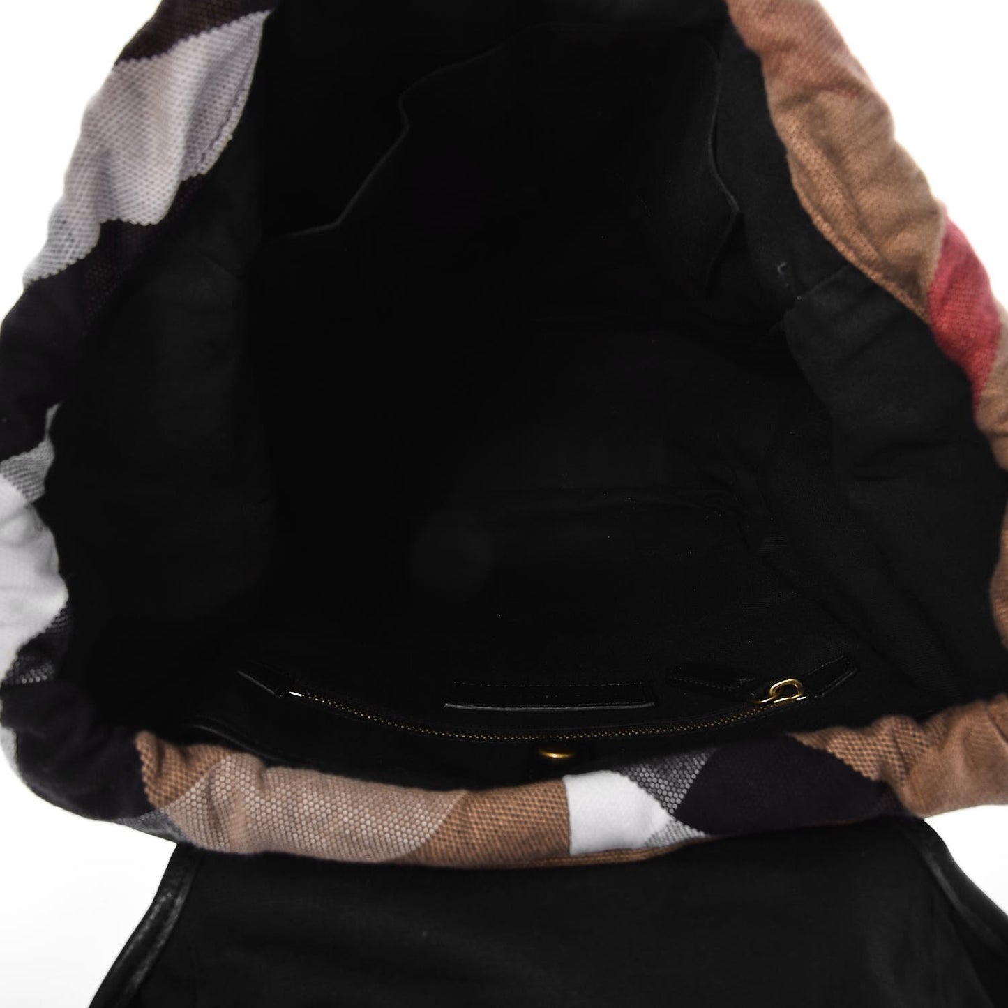 Canvas Mega Check Drifton Backpack Black