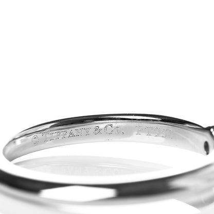 Tiffany Platinum Diamond .21ct Solitaire Engagement Ring 46 3.75 5 of 6