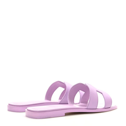 Hermes Epsom Oran Sandals 38 Violet Amethyste 4 of 9