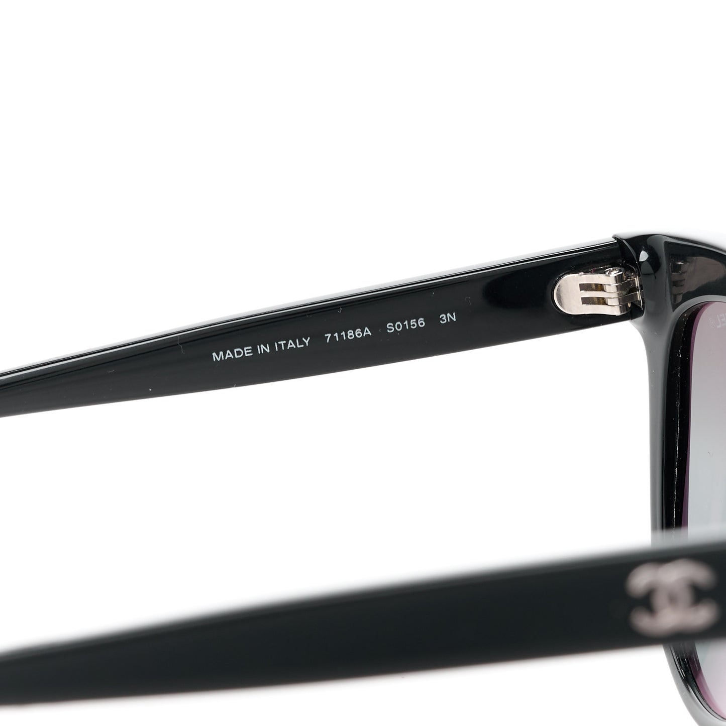 Acetate Cat Eye Sunglasses 71186A Black