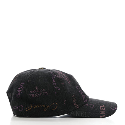 Chanel Denim Mood Cap Hat Black 5 of 8