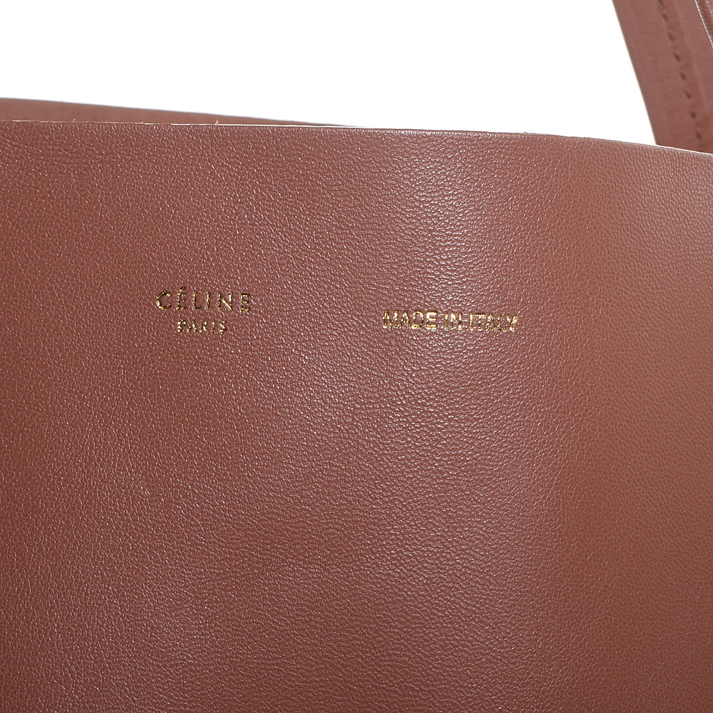 Lambskin Horizontal Cabas Sienna
