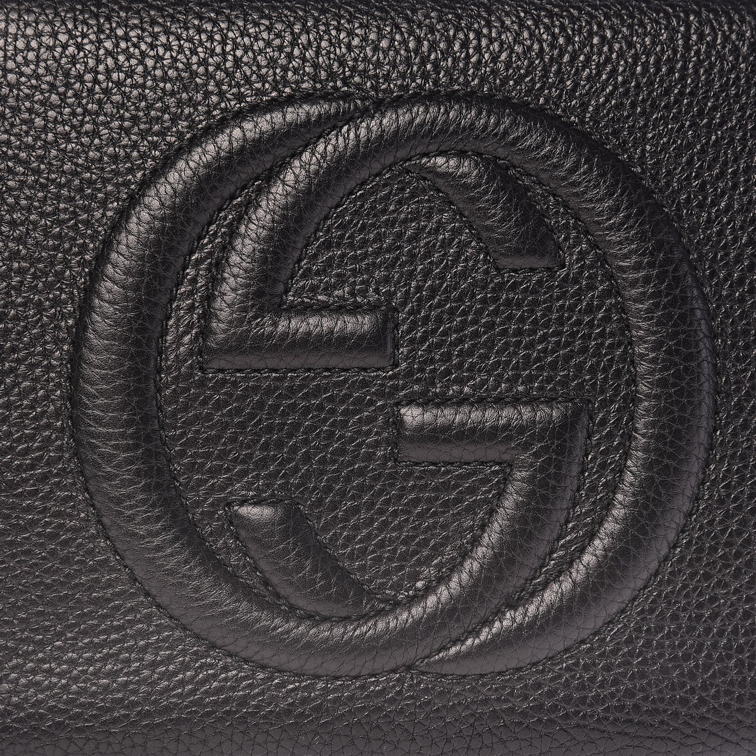 Gucci Pebbled Calfskin Small Soho Disco Bag Black 10 of 10