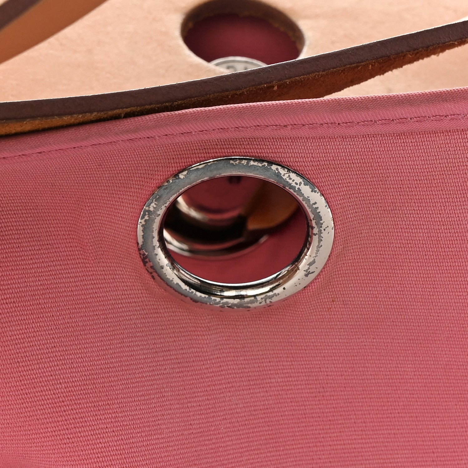 Hermes Toile Vache Hunter Herbag Zip 31 PM Rose Lipstick Natural 12 of 21