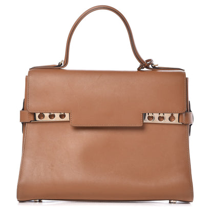 Delvaux Smooth Calfskin GM Tempete Satchel Camel 1 of 10