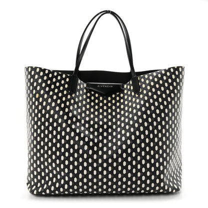 Givenchy Coated Canvas Large Antigona Tote Black White 1 of 12