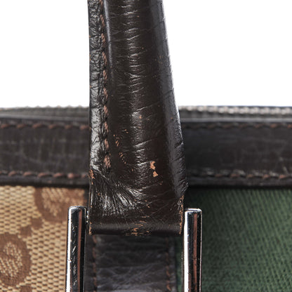 Gucci Monogram Vintage Web Mini Boston Dark Brown 19 of 26