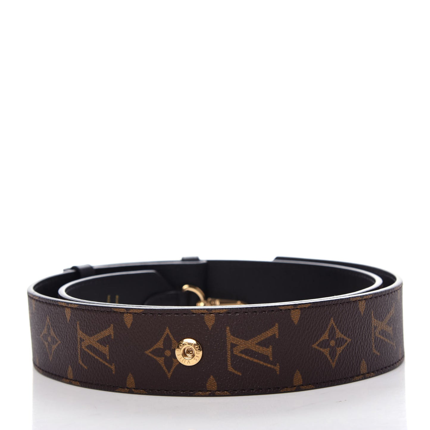 Monogram Adjustable Bandouliere Shoulder Strap Black
