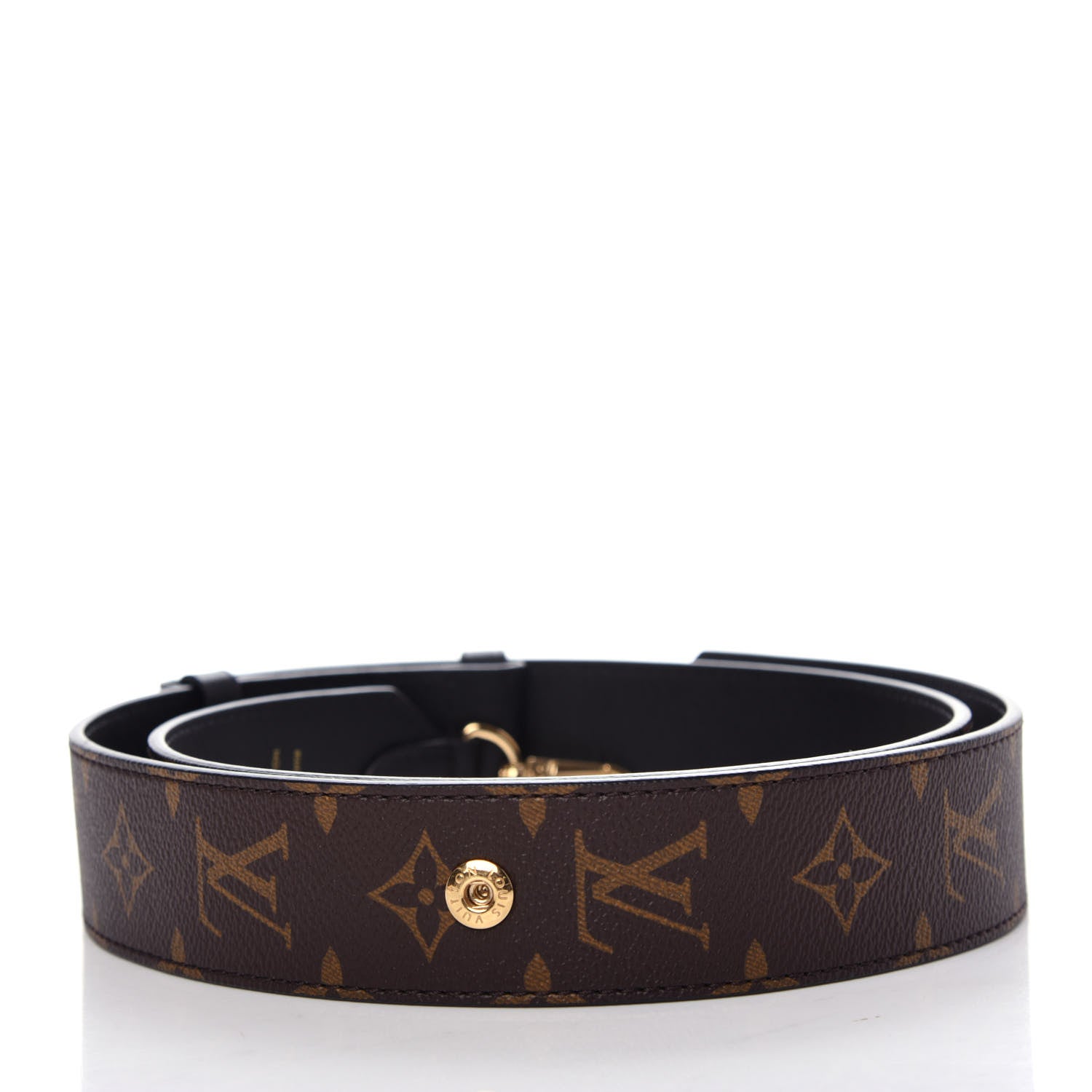 Louis Vuitton Monogram Adjustable Bandouliere Shoulder Strap Black 2 of 5