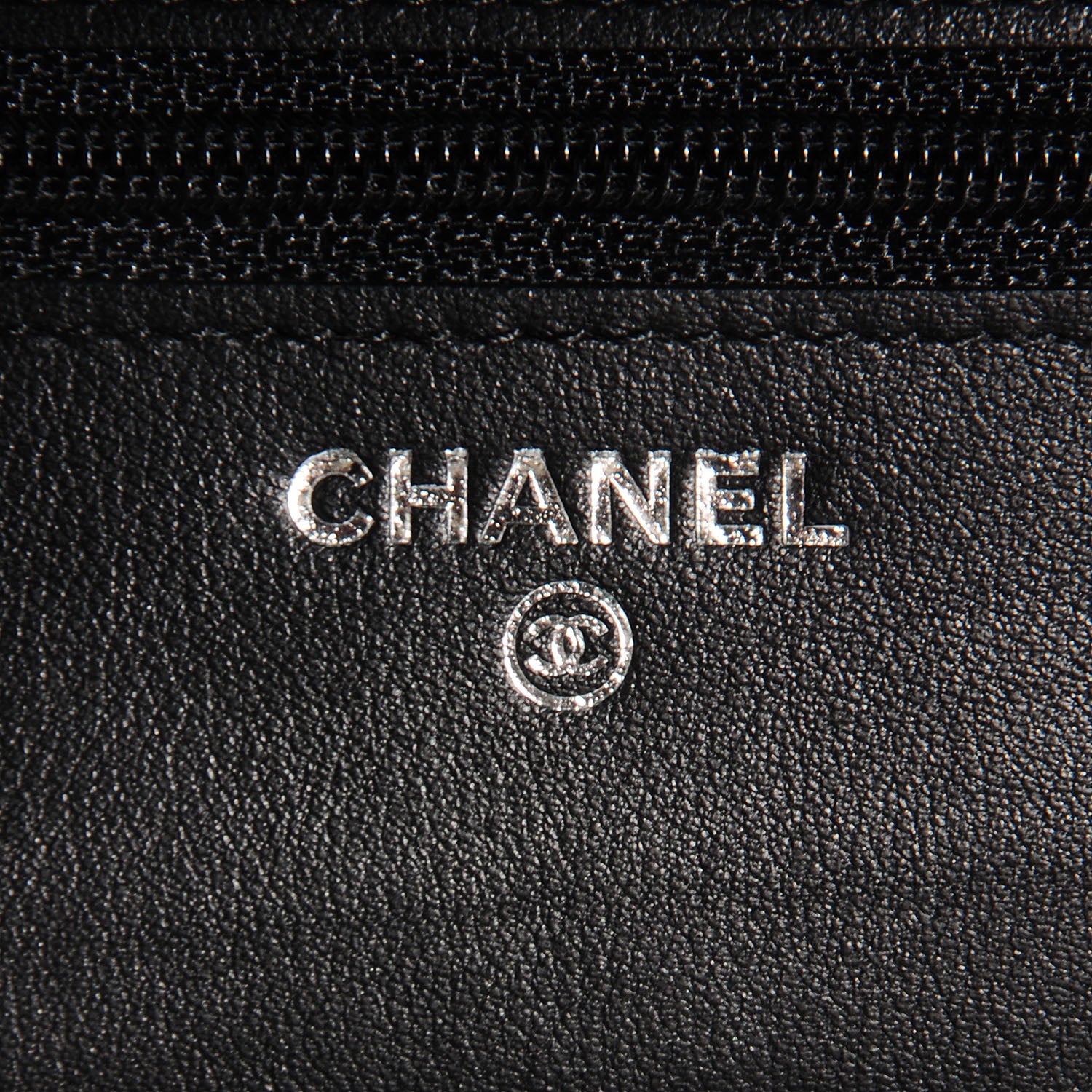 Chanel Caviar Sevruga Wallet On Chain WOC Black 7 of 9