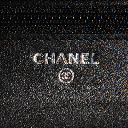 Chanel Caviar Sevruga Wallet On Chain WOC Black 7 of 9