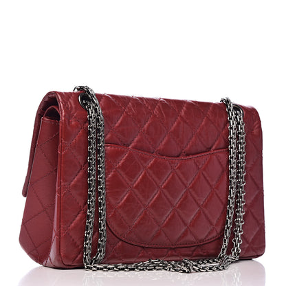 Chanel Aged Calfskin Quilted 2.55 Reissue 226 Flap Red 3 of 15