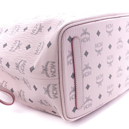MCM Visetos Medium Liz Reversible Shopper Tote Powder Pink 19 of 22