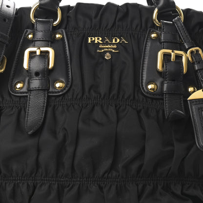 Prada Tessuto Nylon Gaufre Tote Black 9 of 14
