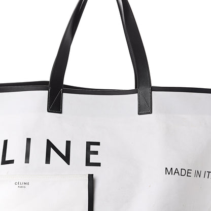 Celine Textile Medium Made In Tote Black White 6 of 8