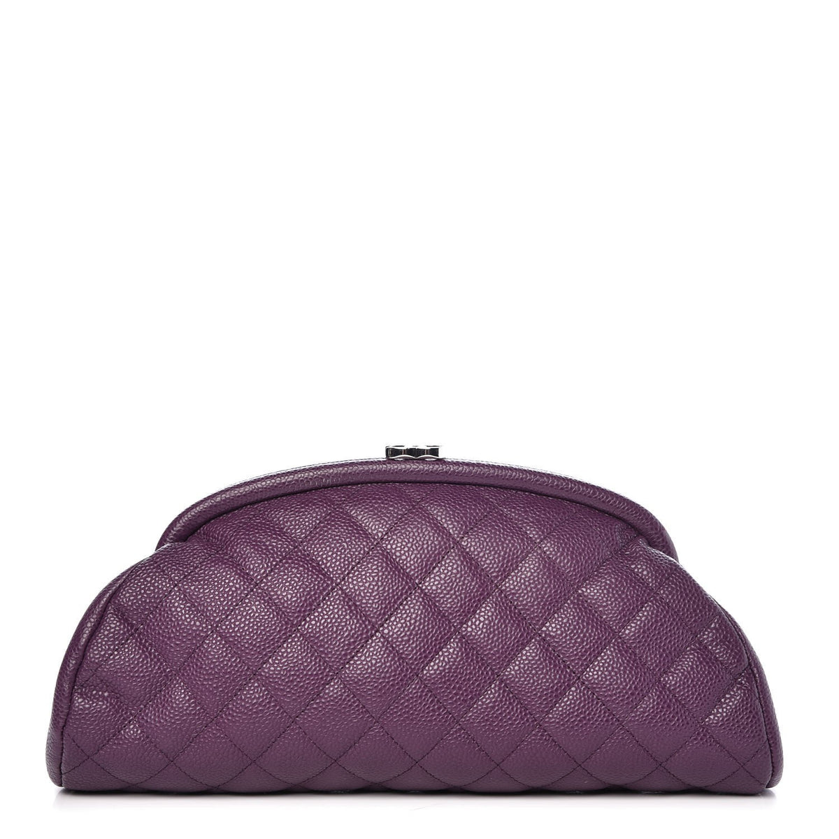 Chanel Caviar Quilted Timeless Clutch Purple 11 of 18