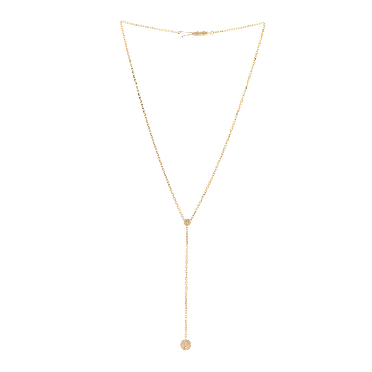 Cartier 18K Yellow Gold LOVE Drop Necklace 3 of 6