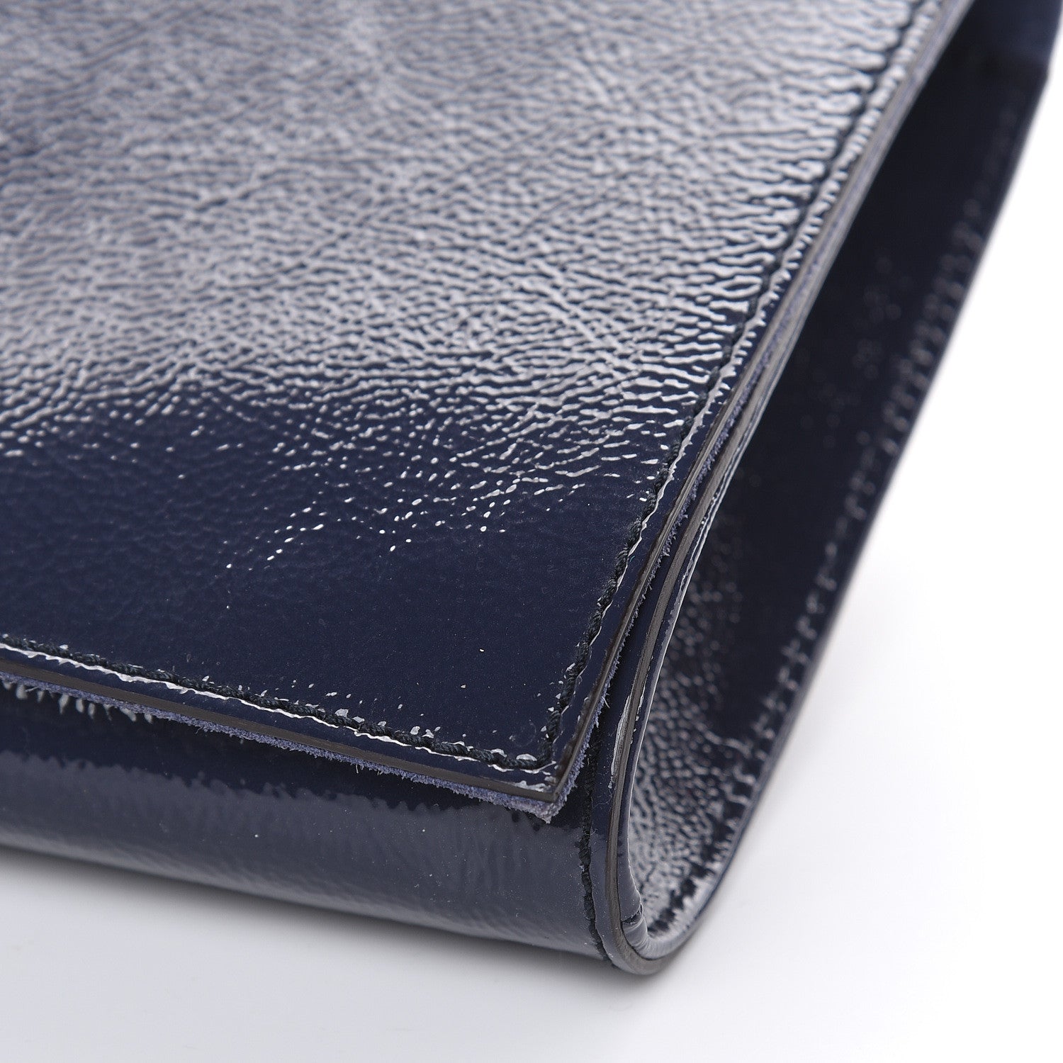 Gucci Soft Patent Medium Soho Clutch Uniform Blue 10 of 10