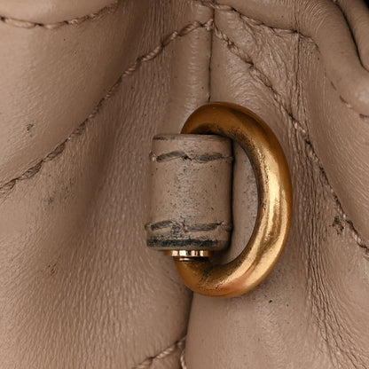 Saint Laurent Calfskin Y Quilted Monogram Toy Loulou Crossbody Bag Nude Powder 13 of 15