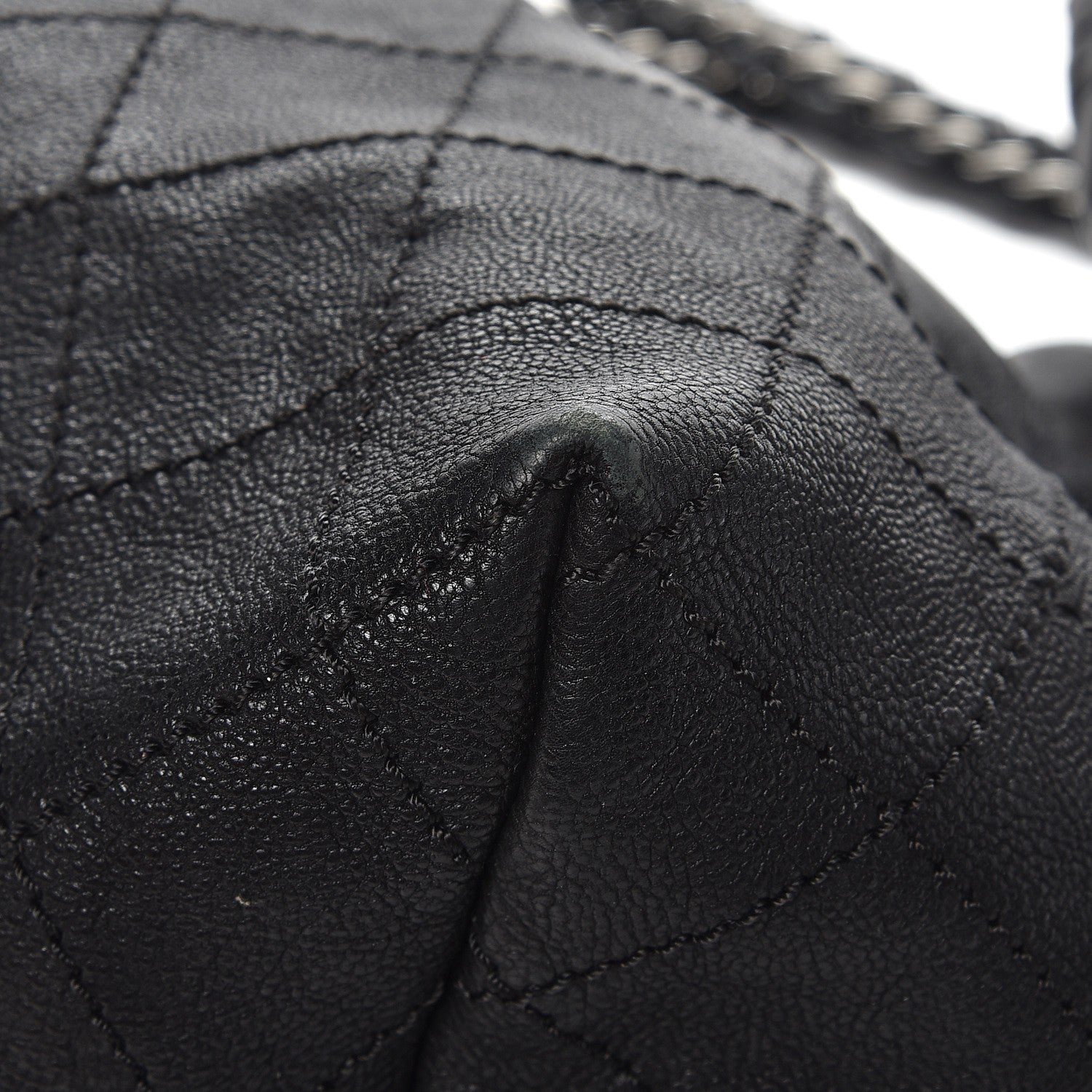 Chanel Distressed Caviar XL Coco Cabas Black 10 of 14
