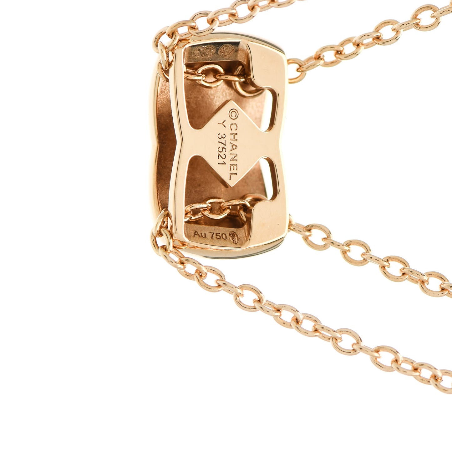 18K Yellow Gold Coco Crush Pendant Necklace