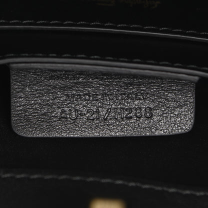 Salvatore Ferragamo Calfskin Small The Studio Box Bag Black 7 of 14