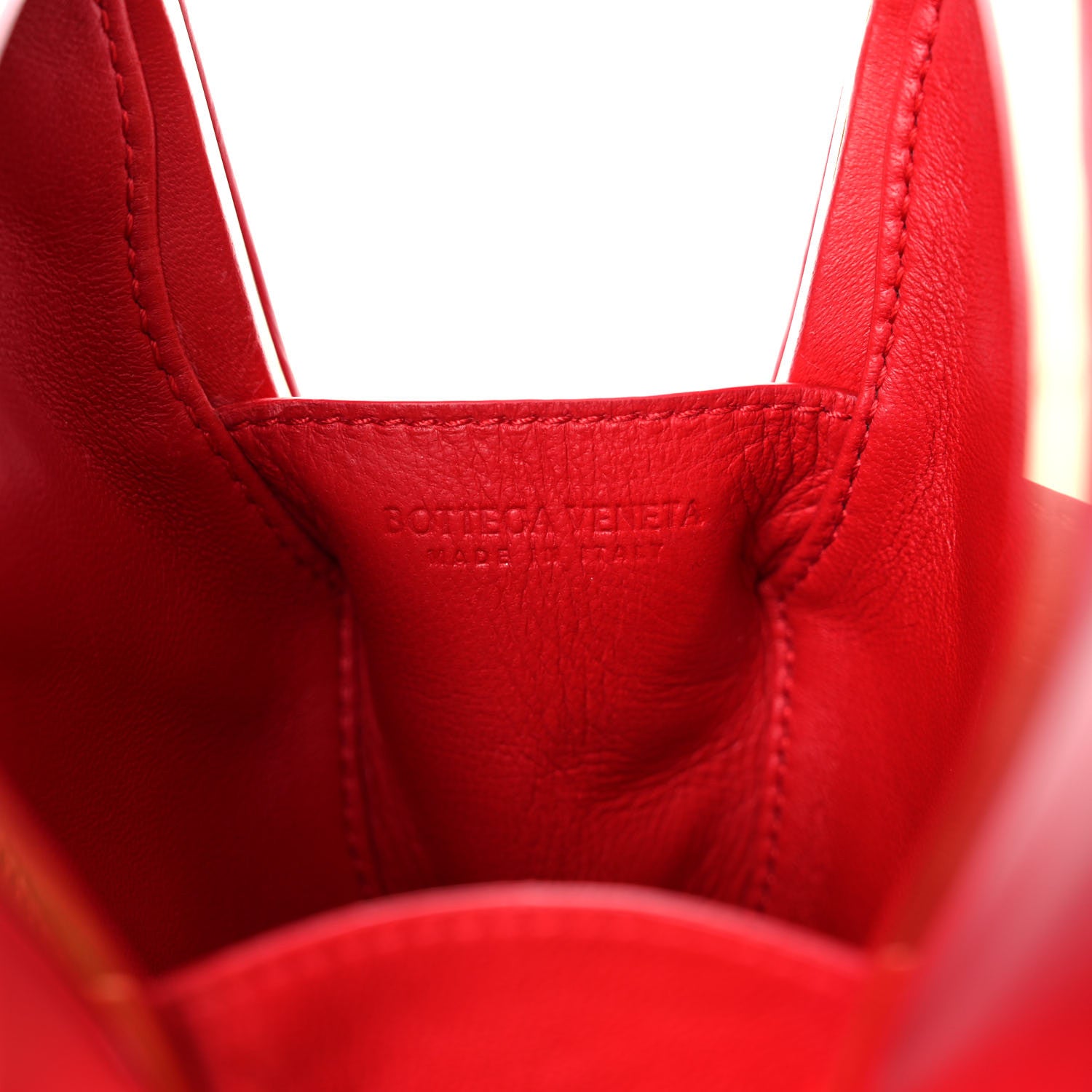 Bottega Veneta Calfskin The Whirl Bag Red 6 of 10