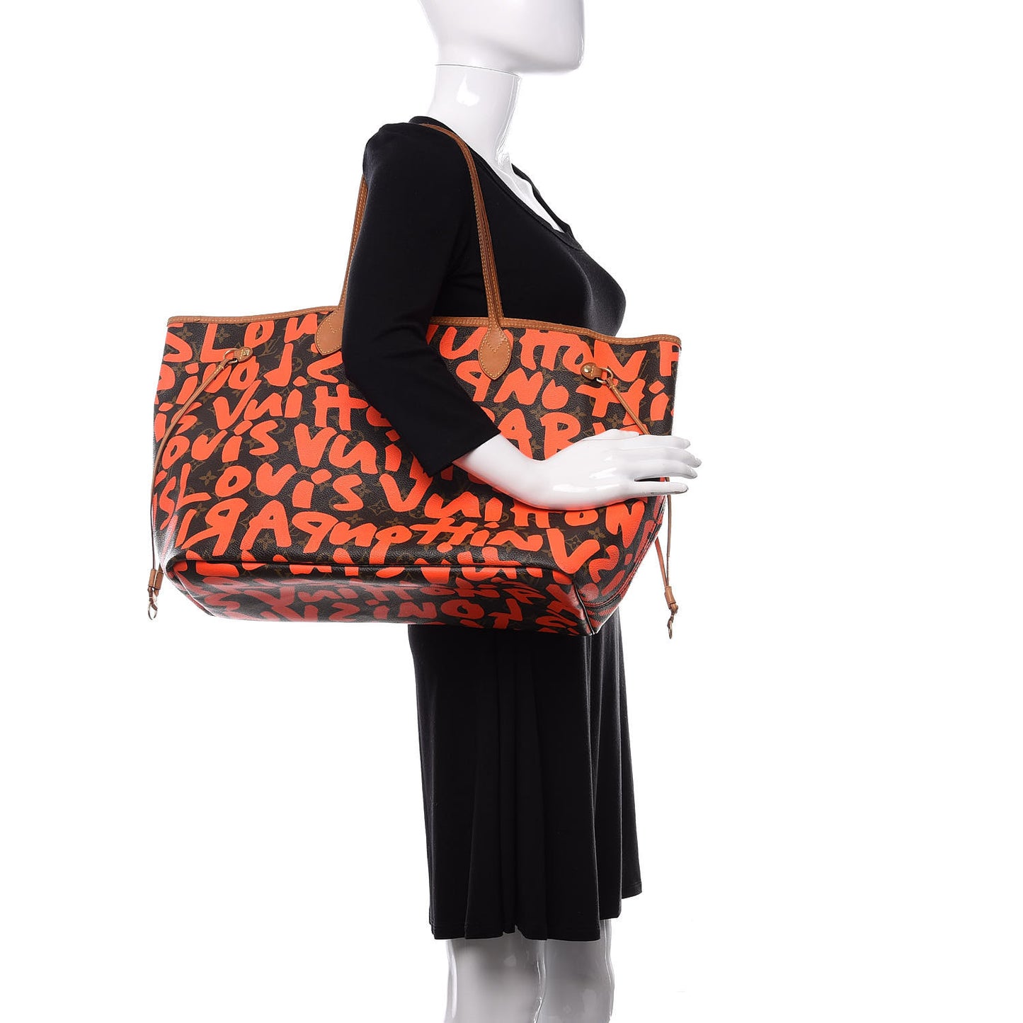 Monogram Graffiti Neverfull GM Orange