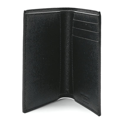 Saint Laurent Grain De Poudre Techno Credit Card Wallet Black 6 of 12
