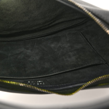 The Row Grained Calfskin Small Everyday Shoulder Bag Black 5 of 9
