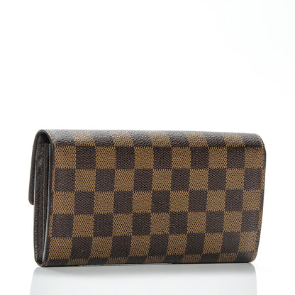 Louis Vuitton Damier Ebene Sarah Wallet 3 of 6