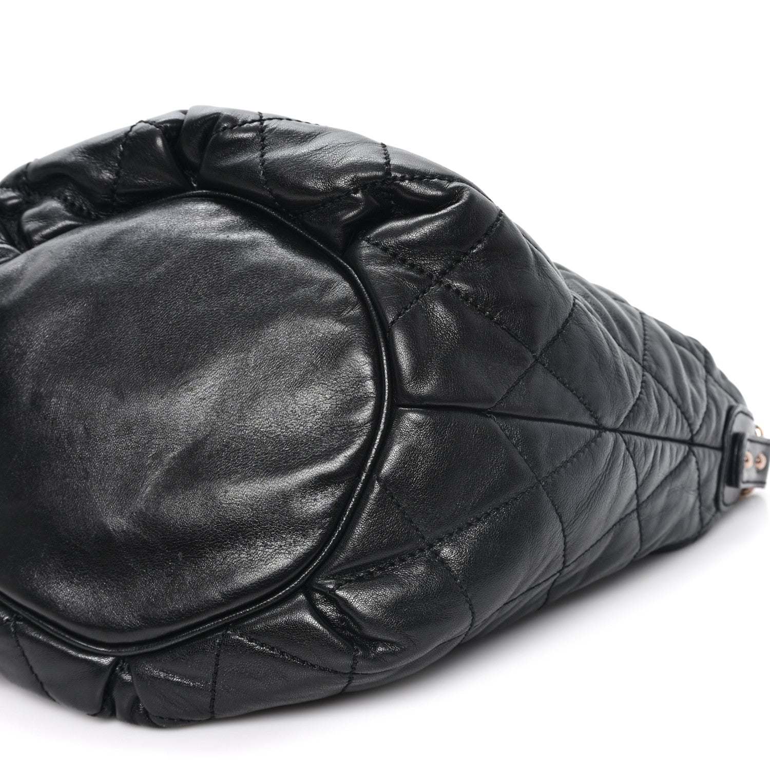 Chanel Lambskin Quilted Cloudy Bundle Hobo Black 10 of 11