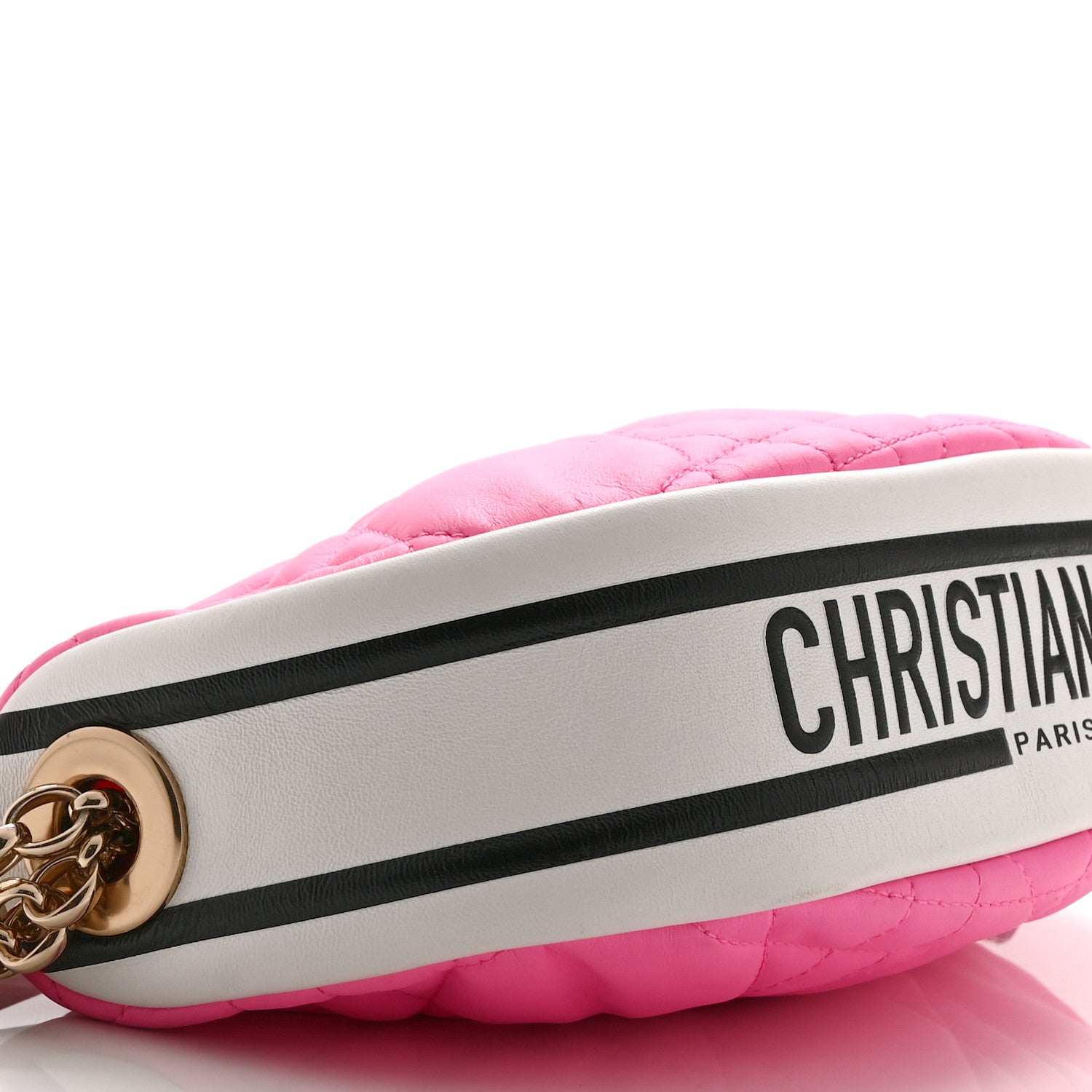 Christian Dior Lambskin Cannage Small Dior Vibe Hobo Bag Pink 9 of 10