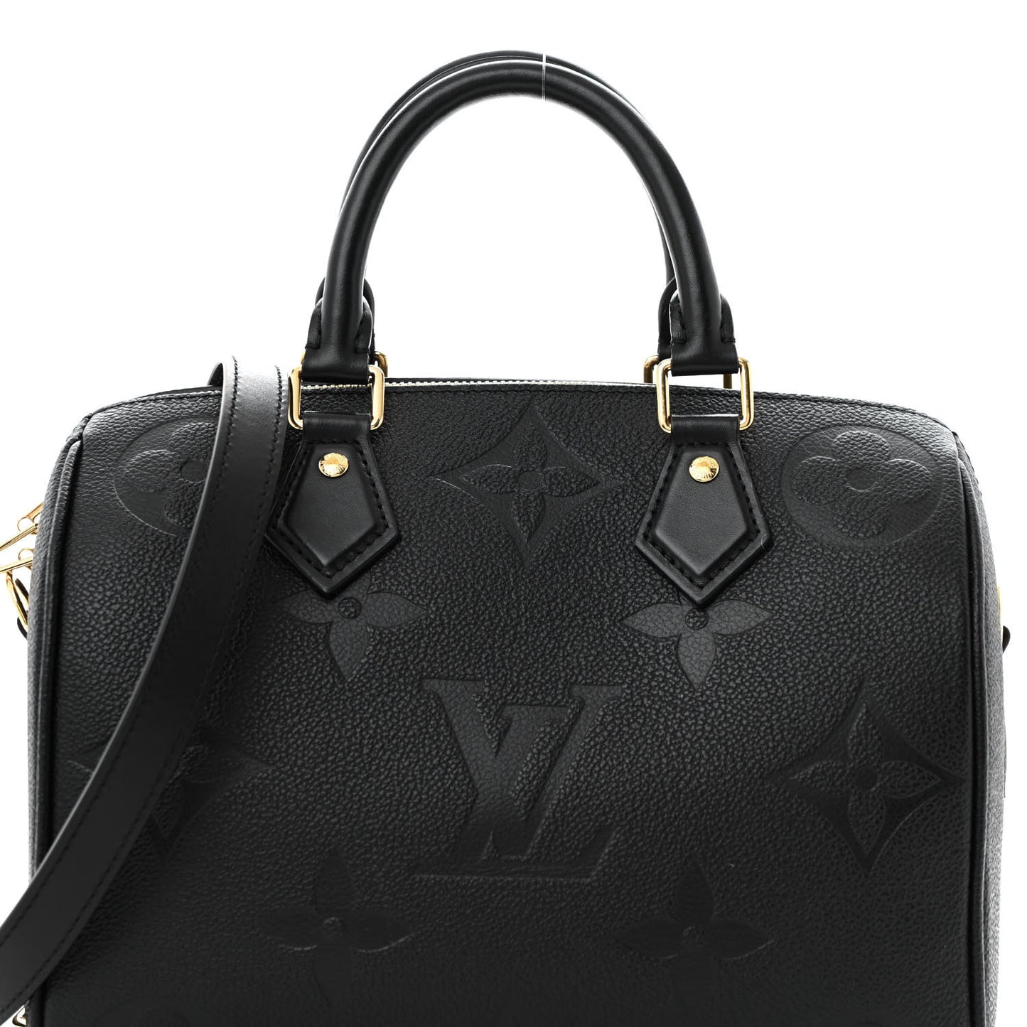 Empreinte Monogram Giant Speedy Bandouliere 25 Black