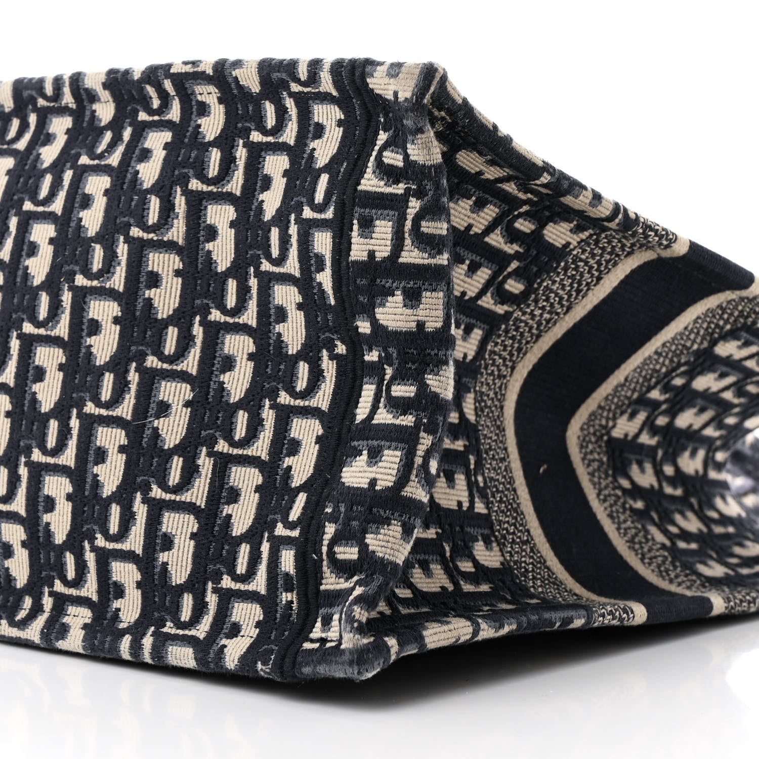 Christian Dior Oblique Medium Book Tote Blue Multicolor 10 of 13