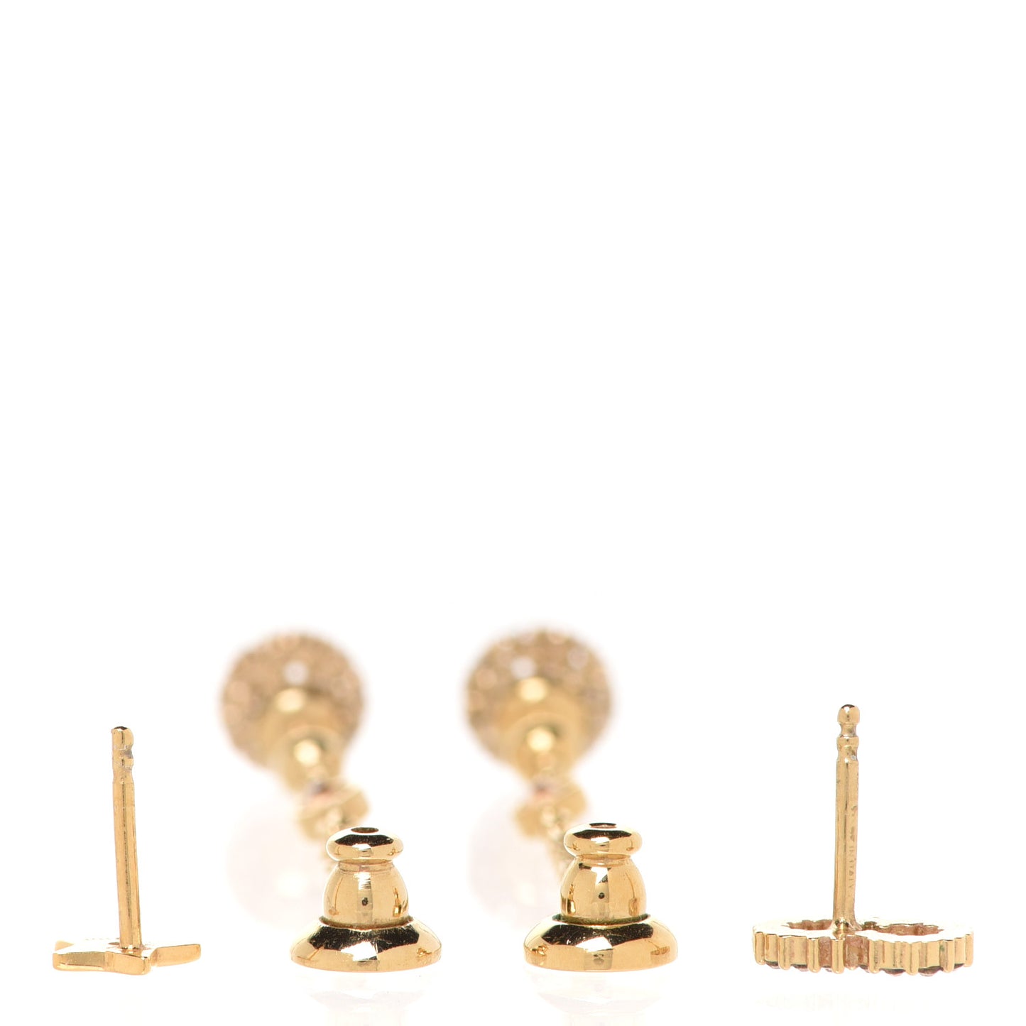 Crystal Tribales Star CD Drop Earrings Gold