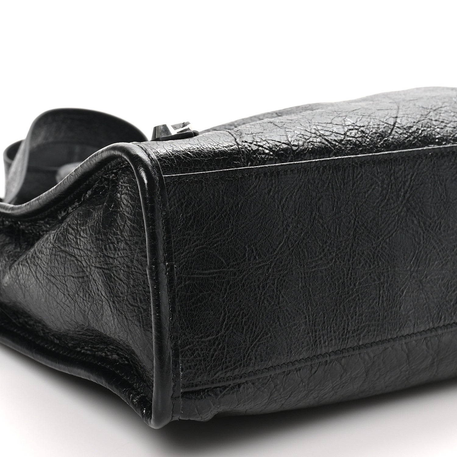 Balenciaga Agneau Arena Silver Hardware Small Le City Black 9 of 11