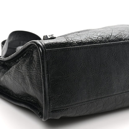 Balenciaga Agneau Arena Silver Hardware Small Le City Black 9 of 11