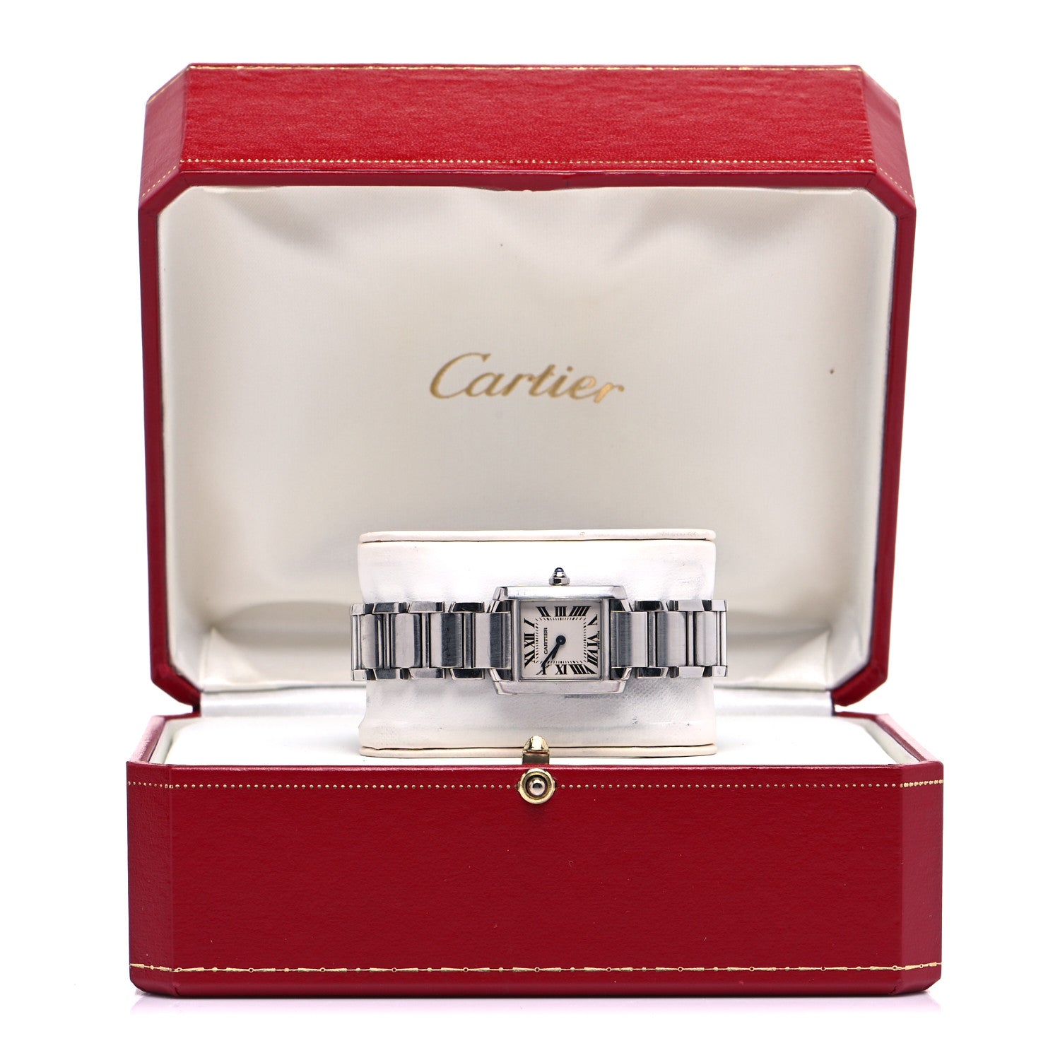 Cartier Stainless Steel 20mm Tank Francaise Quartz Watch 5 of 5
