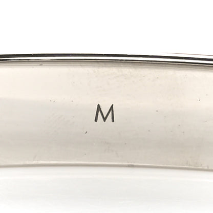 Louis Vuitton Brass Palladium Plated Nanogram Cuff M Silver 5 of 7