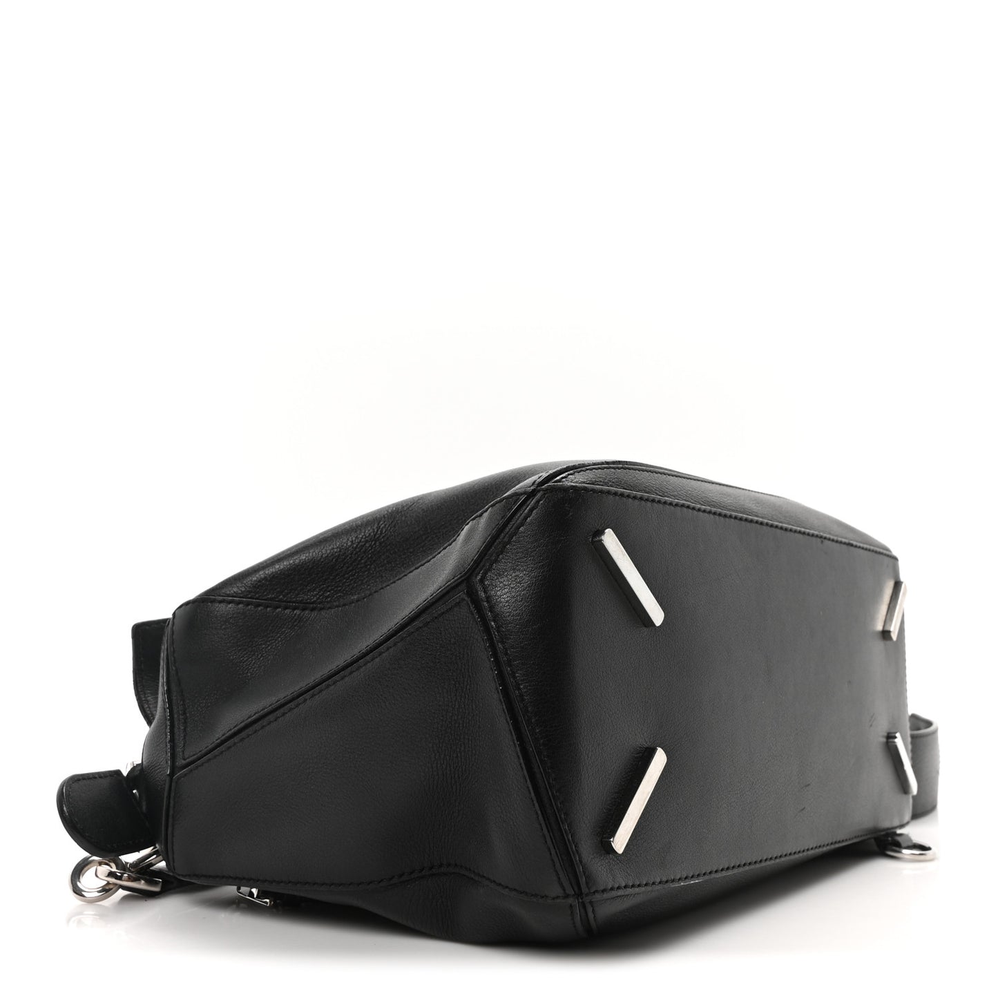 Calfskin Medium Puzzle Bag Black