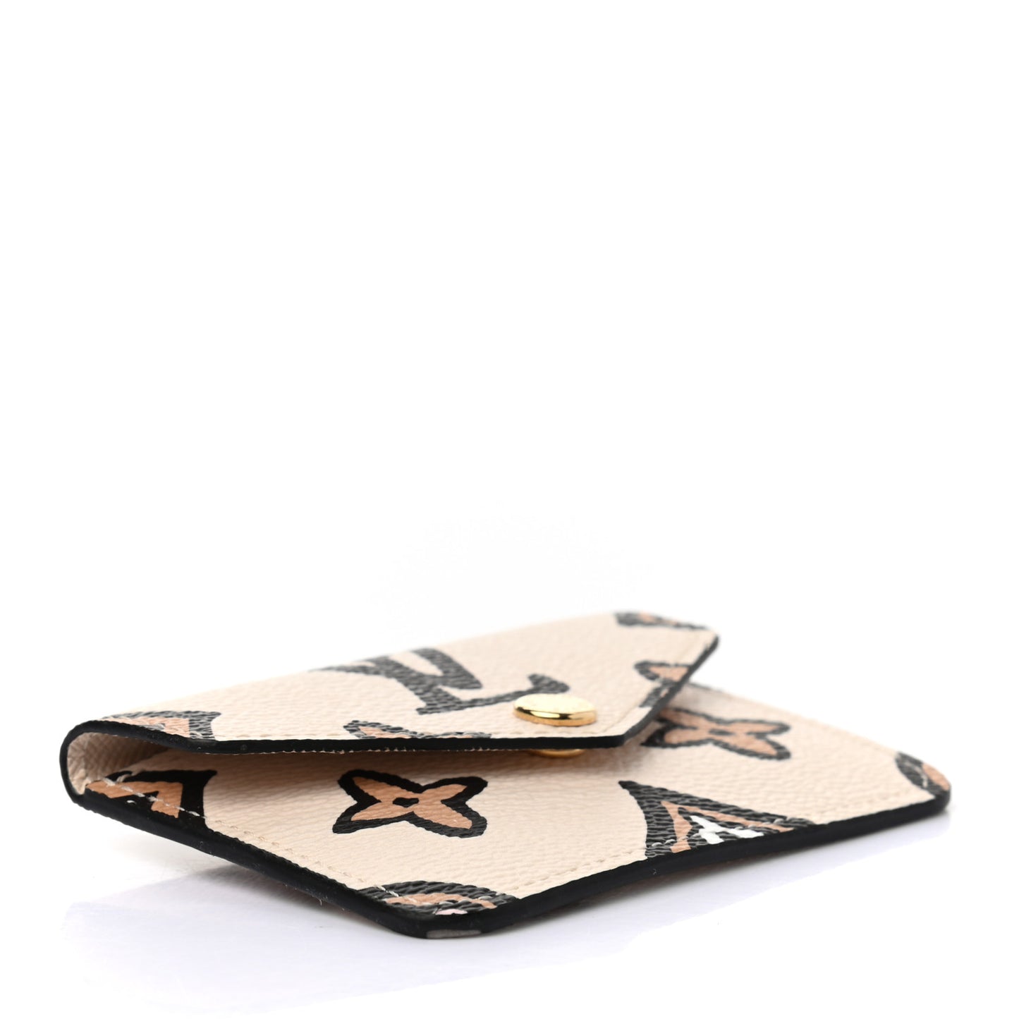 Monogram Wild At Heart Felicie Strap & Go Card Case Arizona Cream