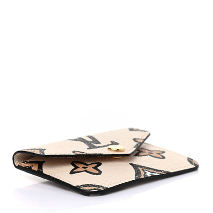Louis Vuitton Monogram Wild At Heart Felicie Strap & Go Card Case Arizona Cream 4 of 6