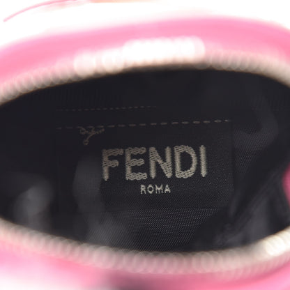 Fendi Nylon Shiny Nappa Nutria Fox Fur Monster Eyes Mini Backpack Charm Lollypop Rosa Fluo Multicolor 5 of 7