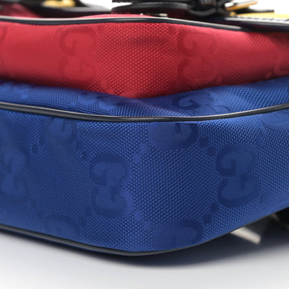 Gucci Monogram GG Childrens Messenger Bag Yellow Blue Red 10 of 11