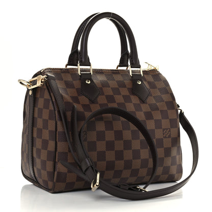 Louis Vuitton Damier Ebene Speedy Bandouliere 25 3 of 9