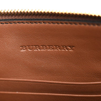 Burberry House Check Derby Peyton Crossbody Clutch Bag Tan 6 of 10