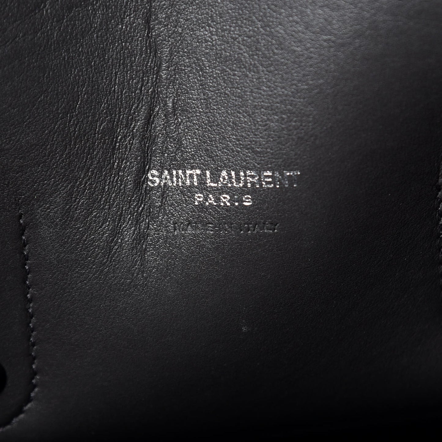 Grained Calfskin Small Sac De Jour Coal